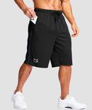 Mesh Contrast Drawstring Short 11''