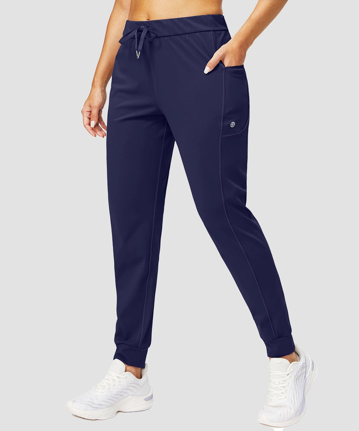 Zipper Pocket Tapered Joggers
