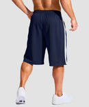 Mesh Contrast Drawstring Short 11''