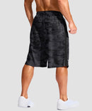 Mesh Contrast Drawstring Short 11''