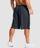 Mesh Contrast Drawstring Short 11''