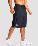 Mesh Contrast Drawstring Short 11''