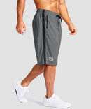 Mesh Contrast Drawstring Short 11''
