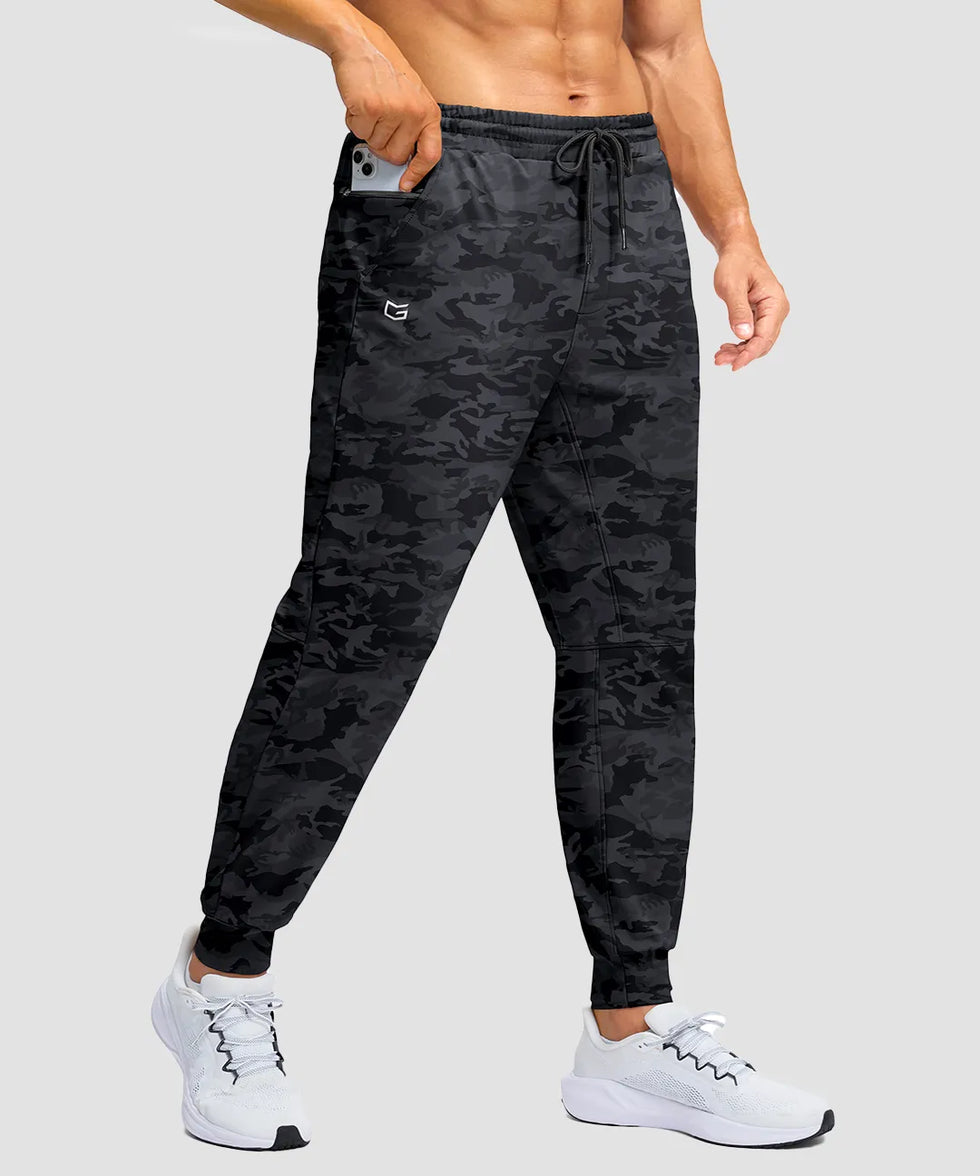 Fleece-Lined Athletic Joggers