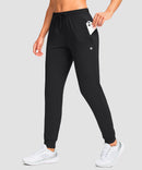 Elastic Waist Zip Pockets Jogger