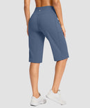 V-waist With Pockets Bermuda Short 14''