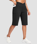 V-waist With Pockets Bermuda Short 14''