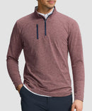 Quarter Zip Golf Pullover With Chest Pocket