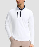 Quarter Zip Golf Pullover With Chest Pocket