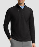 Quarter Zip Golf Pullover With Chest Pocket