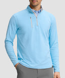 Quarter Zip Golf Pullover With Chest Pocket