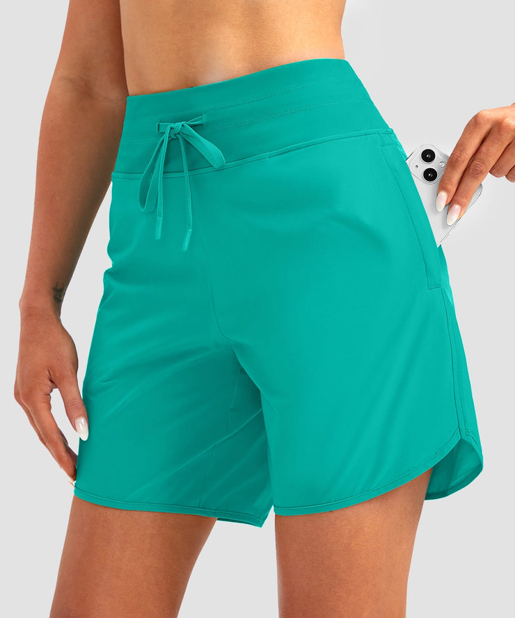 G-DryKit™ Zip Pockets Lined Board Shorts 7''