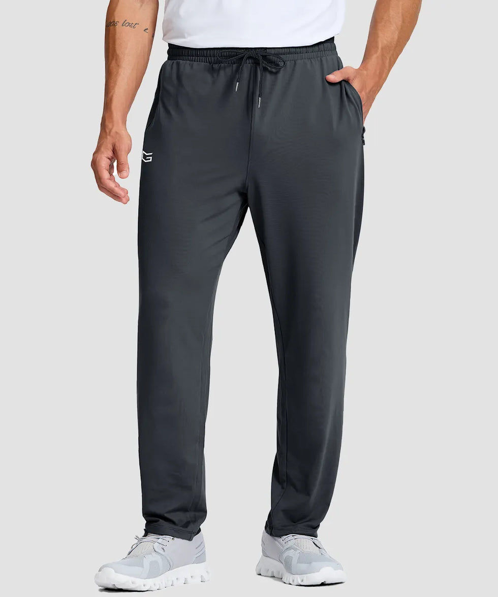 Drawstring With Pockets Stretchy Sweatpants