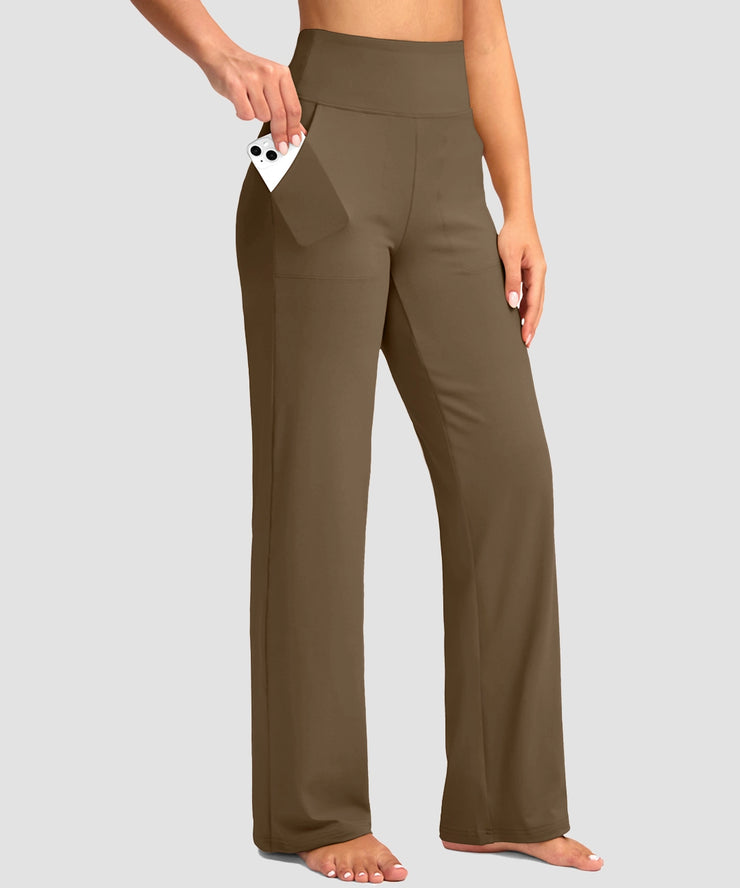 High Rise Wide Leg Yoga Pants