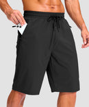 Drawstring With 3 Pockets Swim Short 11''