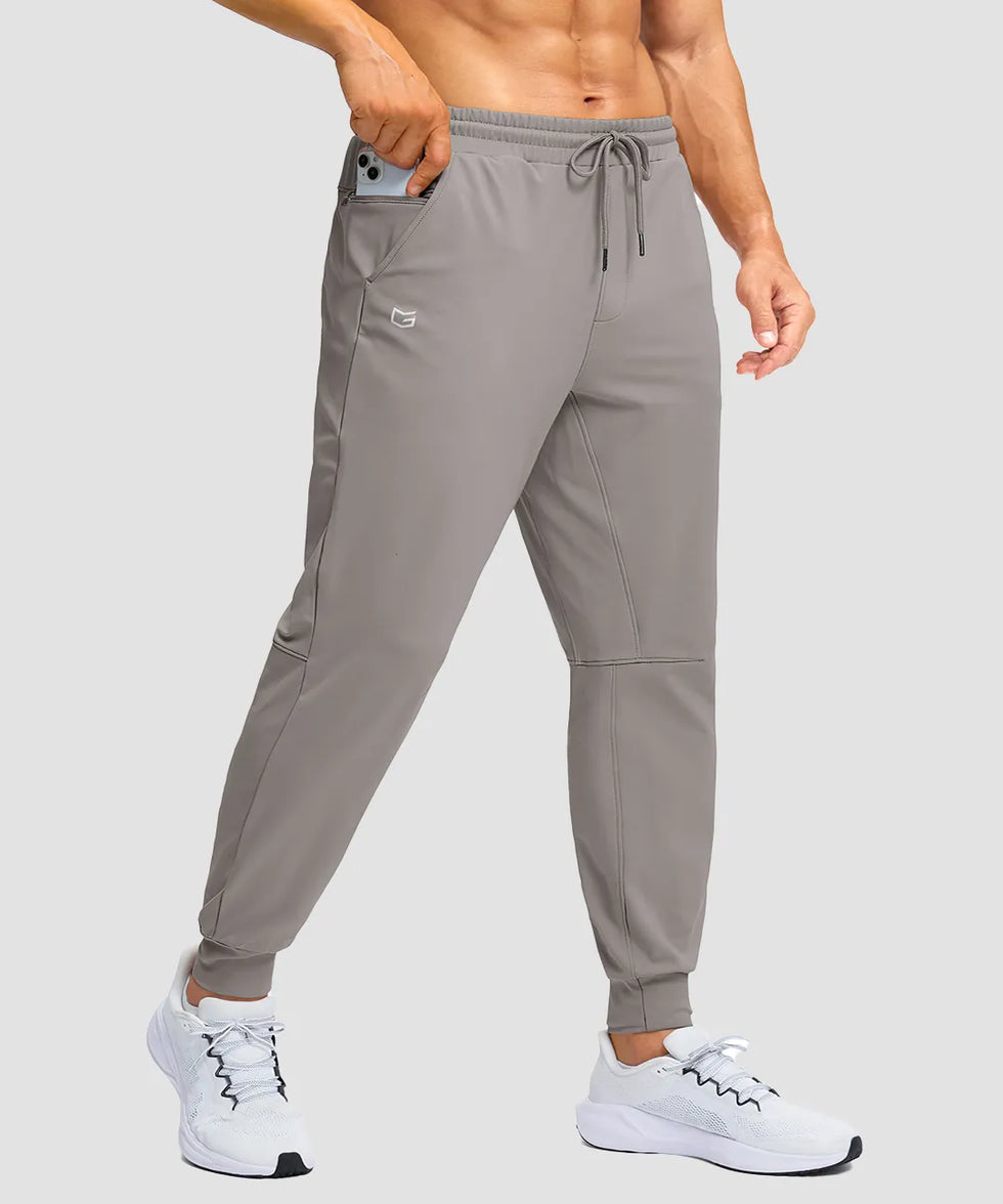 Fleece-Lined Athletic Joggers