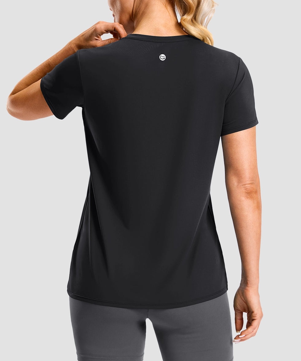 Dry Fit Hip-Length Short Sleeve