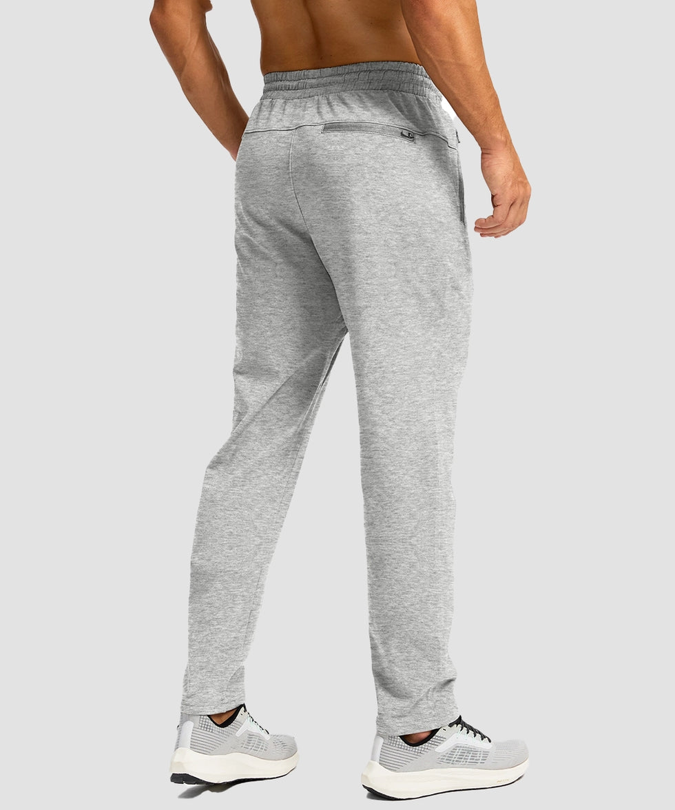 Fleece-Lined Zip Pockets Stretch Tapered Pants