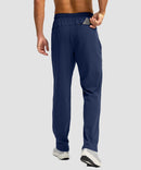 Fleece-Lined Zip Pockets Stretch Tapered Pants