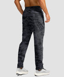 Fleece-Lined Zip Pockets Stretch Tapered Pants