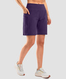 Flat High Waist Bermuda Short 9''