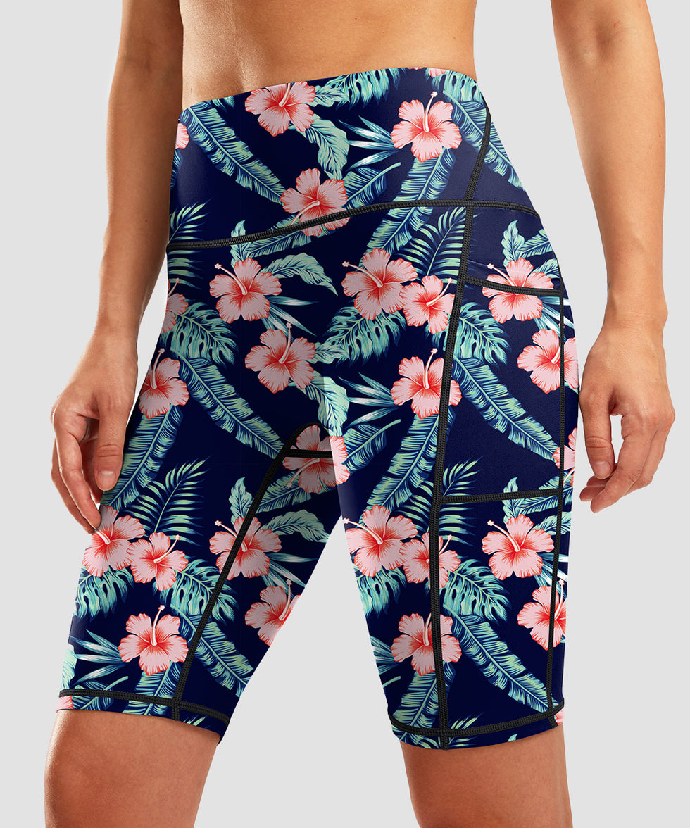 High Waist Pockets Lined Short 9''