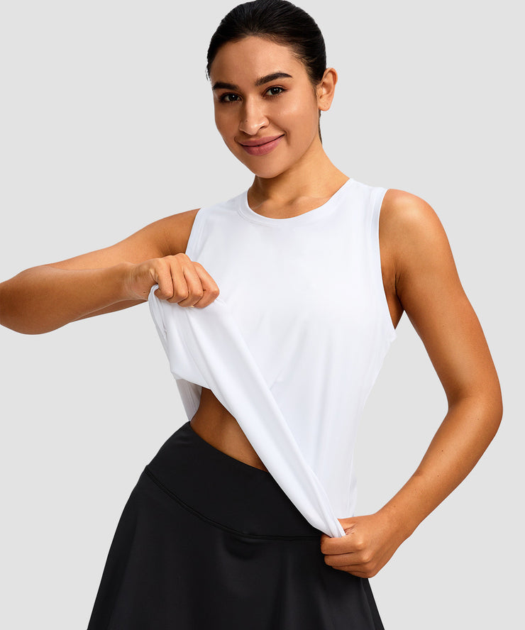 Loose Fit Racerback Tank Top