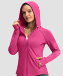 UV Protection Zip Up Hooded Jacket