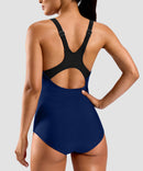 Racerback Padded One-piece Swimsuit