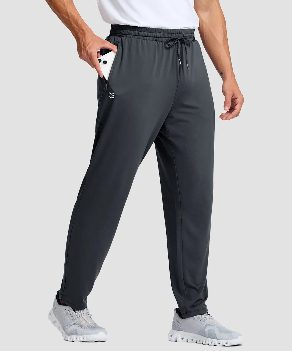 Drawstring With Pockets Stretchy Sweatpants
