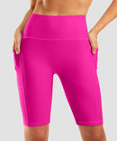 High Waist Pockets Lined Short 9''