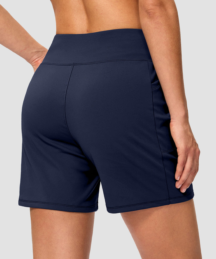 Crossover Slim Fit Shorts 6''