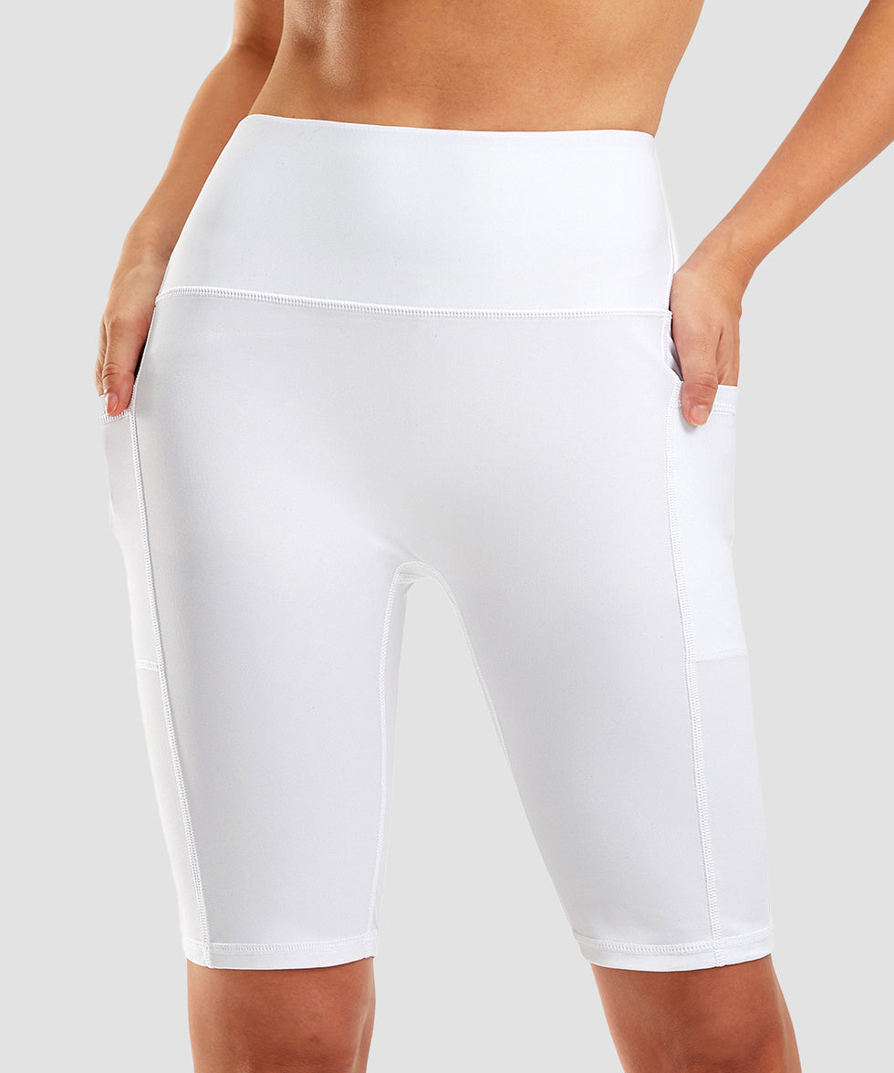 High Waist Pockets Lined Short 9''