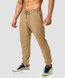 Mid-Waist Zipper Pockets Joggers