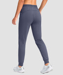 Elastic Waist Zip Pockets Jogger