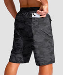 Drawstring With 3 Pockets Swim Short 11''