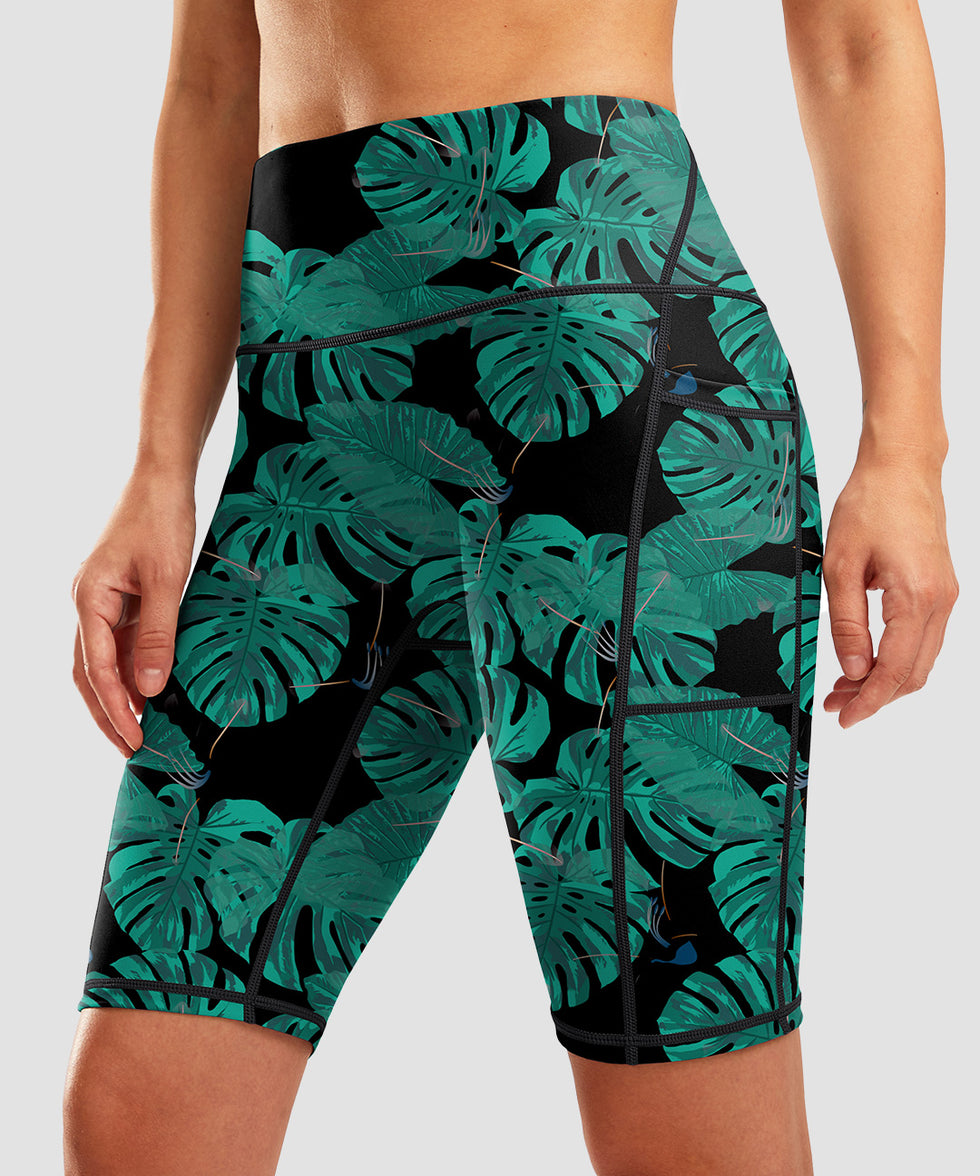 High Waist Pockets Lined Short 9''