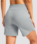High Rise Pull-on Shorts 6''
