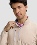 Quarter Zip Golf Pullover With Chest Pocket