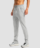 Fleece-Lined Zip Pockets Stretch Tapered Pants