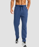 Fleece-Lined Zip Pockets Stretch Tapered Pants