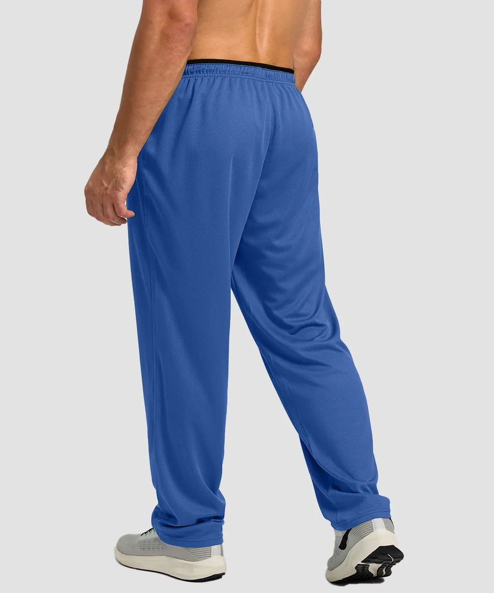 Mesh Zip Pockets Sweatpants