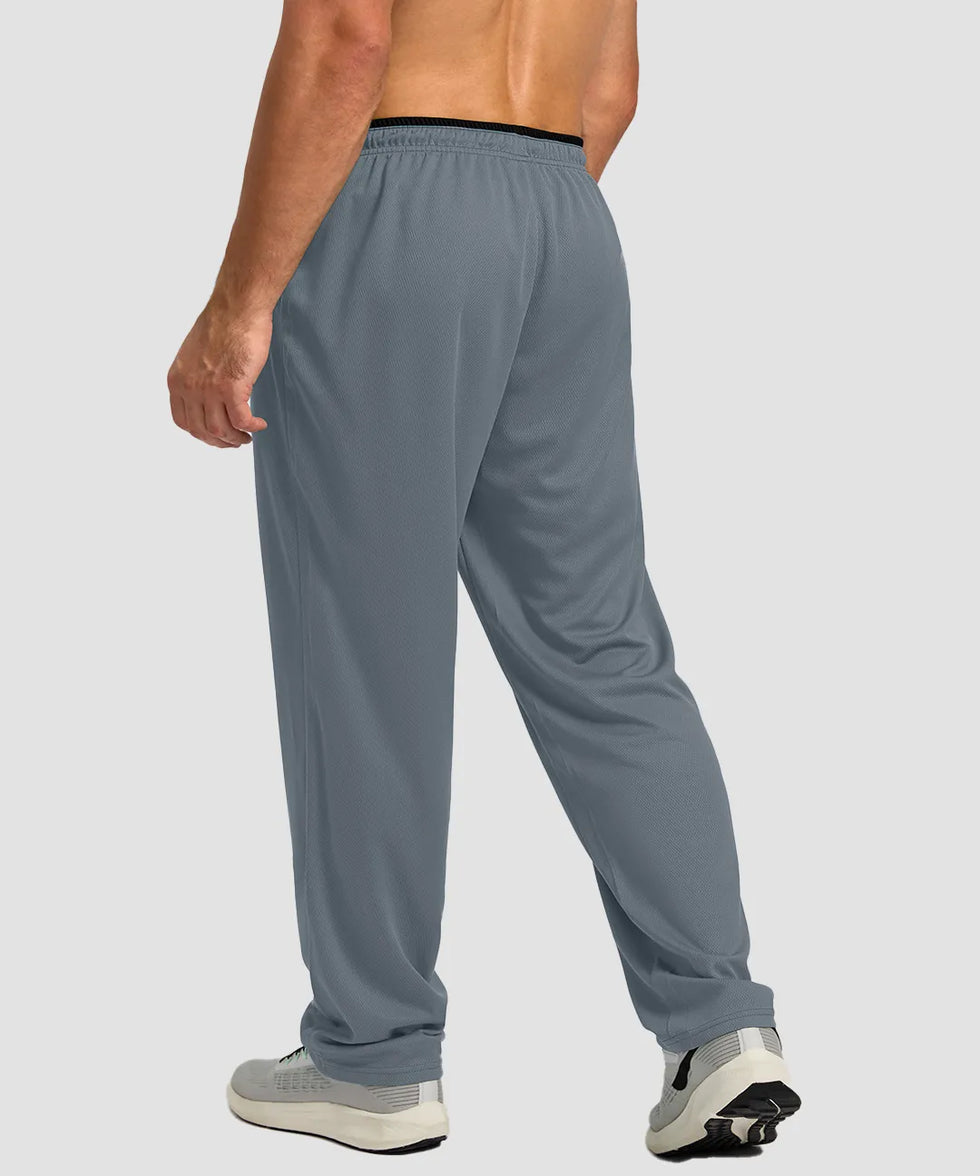 Mesh Zip Pockets Sweatpants