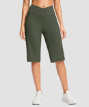 V-waist With Pockets Bermuda Short 14''