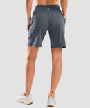 Flat High Waist Bermuda Short 9''