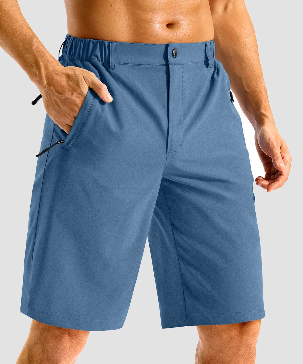 Lightweight Button-up Golf Shorts 11''