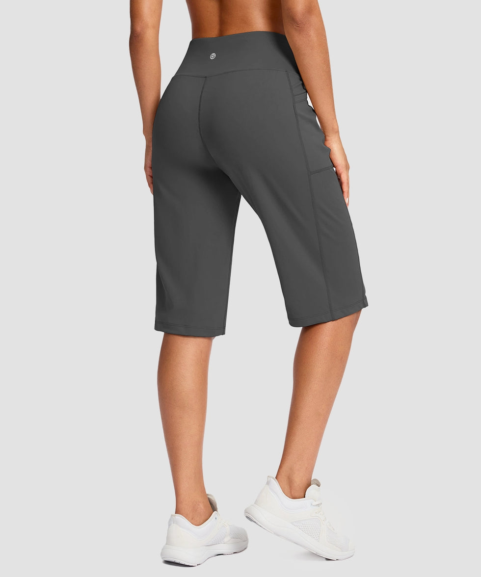 V-waist With Pockets Bermuda Short 14''