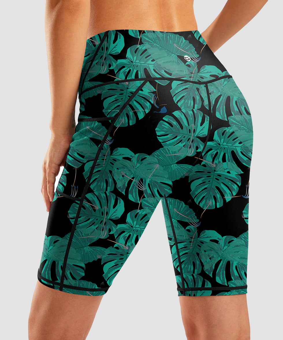 High Waist Pockets Lined Short 9''