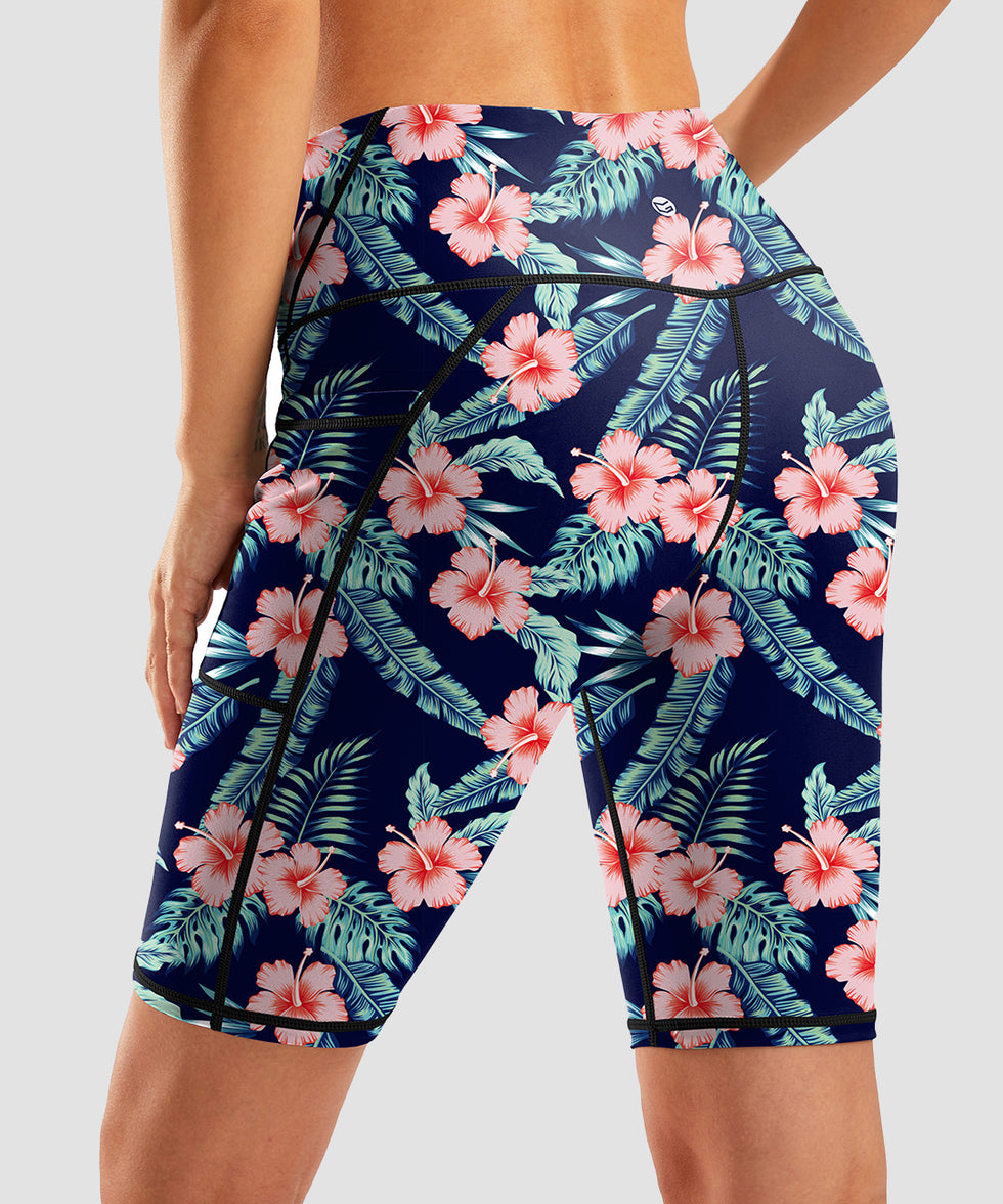 High Waist Pockets Lined Short 9''