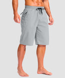 Drawstring With 3 Pockets Swim Short 11''